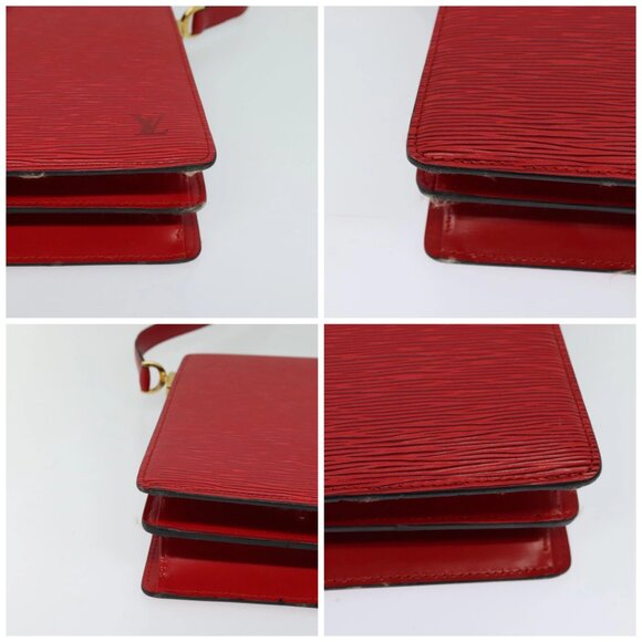 LOUIS VUITTON Epi Capuchin Shoulder Bag Red M52347 LV Auth - Picture 16 of 16